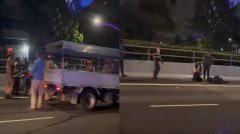 AYE七车连环车祸　三人受